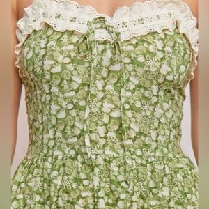 ISO Emma Dress in Green Orchard